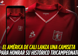 América de Cali lanza camiseta por su tricampeonato América de Cali