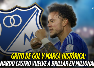 Millonarios celebra gol histórico de Leonardo Castro Leonardo Castro, Millonarios