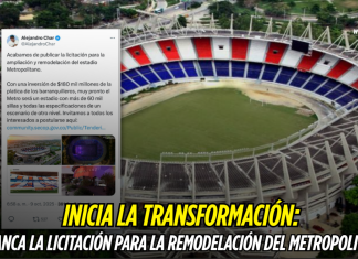 Estadio Metropolitano en obra: arranca licitación Estadio Metropolitano