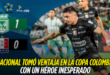 Copa Colombia: Nacional golpea primero con sorpresa Copa Colombia