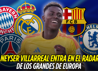 Neyser Villarreal despierta interés en Europa Neyser Villarreal