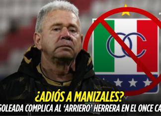 Once Caldas y Herrera en apuros tras dura goleada Once Caldas