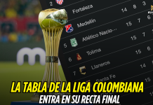 La tabla de la Liga Colombiana entra en su recta final Liga Colombiana