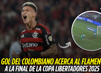 Flamengo roza la final con un gol de un colombiano Flamengo, Jorge Carrascal, Copa Libertadores 2025