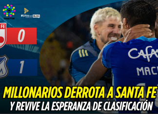 Millonarios vence a Santa Fe y sueña con clasificar Millonarios