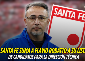Santa Fe pone la mira en Flavio Robatto para DT Santa Fe