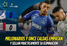 Millonarios y Once Caldas igualan y se alejan de la clasificación Millonarios, Once Caldas, Primera A Colombia, Liga Colombiana