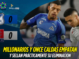 Millonarios y Once Caldas igualan y se alejan de la clasificación Millonarios, Once Caldas, Primera A Colombia, Liga Colombiana