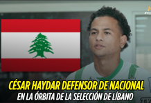 César Haydar, en el radar de la Selección de Líbano César Haydar