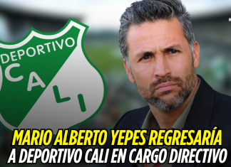 Yepes podría regresar a Deportivo Cali en rol directivo Mario Alberto Yepes, Deportivo Cali