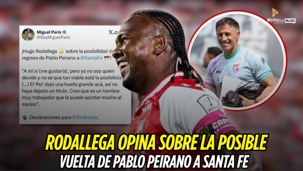 Pablo Peirano, Hugo Rodallega, Santa Fe