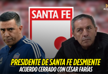 Santa Fe desmiente acuerdo con el técnico César Farías Santa Fe