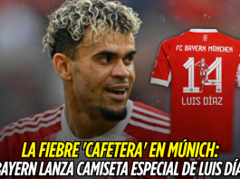 Luis Díaz inspira camiseta especial del Bayern en Múnich Luis Díaz