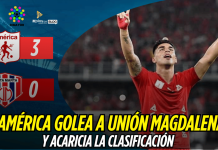 América de Cali golea y acaricia su paso a la clasificación América de Cali