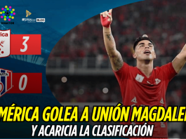 América de Cali golea y acaricia su paso a la clasificación América de Cali