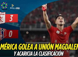 América de Cali golea y acaricia su paso a la clasificación América de Cali