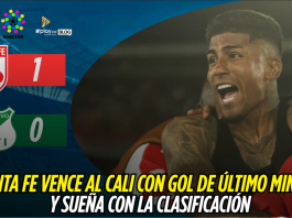 Santa Fe gana al Cali en el final y sueña con clasificar Independiente Santa Fe