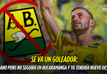 Bucaramanga pierde a su goleador: Luciano Pons se va Atlético Bucaramanga