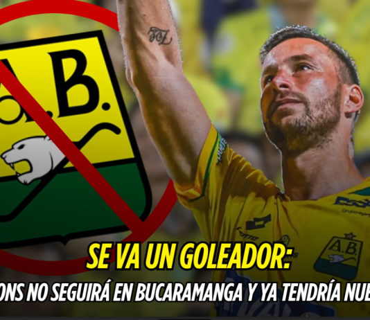 Bucaramanga pierde a su goleador: Luciano Pons se va Atlético Bucaramanga