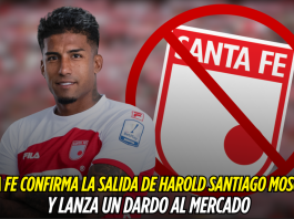 Santa Fe oficializa salida de Mosquera y mira al mercado Independiente Santa Fe