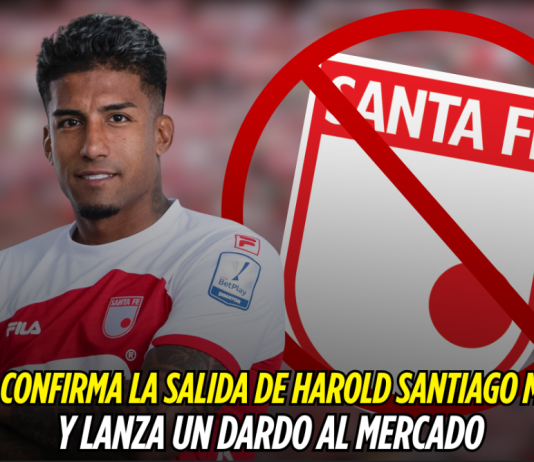 Santa Fe oficializa salida de Mosquera y mira al mercado Independiente Santa Fe