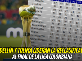 Medellín y Tolima lideran la reclasificación en la Liga Medellín, Tolima