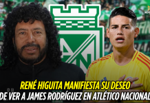 James Rodríguez, el deseo de Higuita para Nacional James Rodríguez