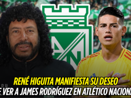 James Rodríguez, el deseo de Higuita para Nacional James Rodríguez