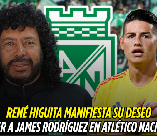 James Rodríguez, el deseo de Higuita para Nacional James Rodríguez