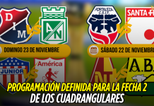 Liga Colombiana: partidos y horarios de la fecha 2 Liga Colombiana