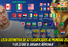 Los 42 clasificados al Mundial 2026 y los 22 al repechaje Mundial 2026