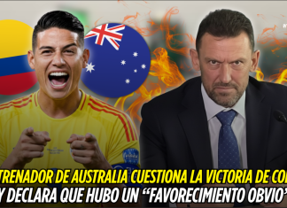 Australia habla de “favorecimiento” en derrota ante Colombia Selección de Australia, Selección de Colombia