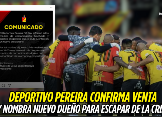 Deportivo Pereira cambia de dueño en medio de la crisis Deportivo Pereira