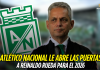 Atlético Nacional apuesta por Rueda para 2026 Atlético Nacional