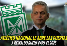 Atlético Nacional apuesta por Rueda para 2026 Atlético Nacional