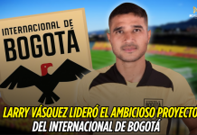 Larry Vásquez, motor del nuevo Inter Bogotá Larry Vásquez