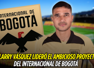 Larry Vásquez, motor del nuevo Inter Bogotá Larry Vásquez