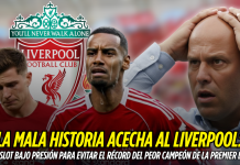 Liverpool enfrenta récord negativo: Slot bajo presión Liverpool