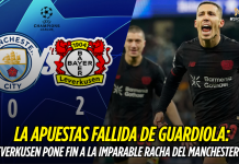 Manchester City cae y la apuesta de Guardiola se hunde Leverkusen, Manchester City