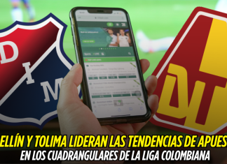 Medellín y Tolima lideran apuestas en cuadrangulares Independiente Medellín, Deportes Tolima, Apuestas
