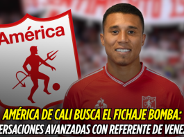 América de Cali va por fichaje bomba de Venezuela América de Cali