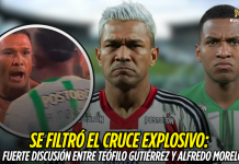 Teófilo Gutiérrez y Morelos protagonizan fuerte discusión Teófilo Gutiérrez