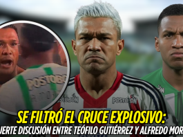 Teófilo Gutiérrez y Morelos protagonizan fuerte discusión Teófilo Gutiérrez