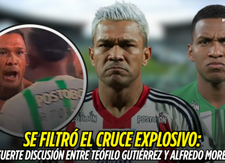 Teófilo Gutiérrez y Morelos protagonizan fuerte discusión Teófilo Gutiérrez