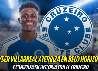 Neyser Villarreal llega a Belo Horizonte para brillar en Cruzeiro Neyser Villarreal