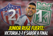 Junior se impone 2-1 y ya siente la final Junior de Barranquilla