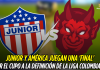 Junior y América se enfrentan por un lugar en la final Junior de Barranquilla, América Cali