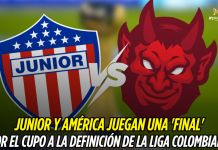 Junior y América se enfrentan por un lugar en la final Junior de Barranquilla, América Cali