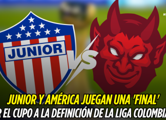 Junior y América se enfrentan por un lugar en la final Junior de Barranquilla, América Cali