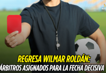 Vuelve Wilmar Roldán: árbitros para la fecha decisiva Wilmar Roldán